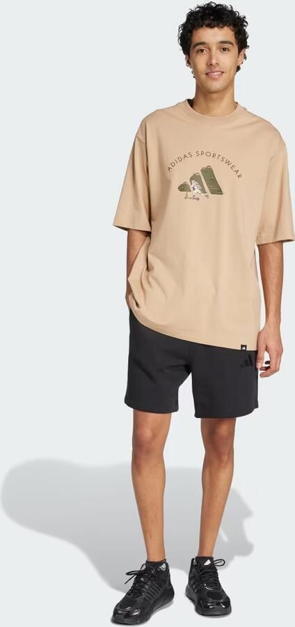 Adidas Codes Doodle Scooter Graphic Tee - Foto 4