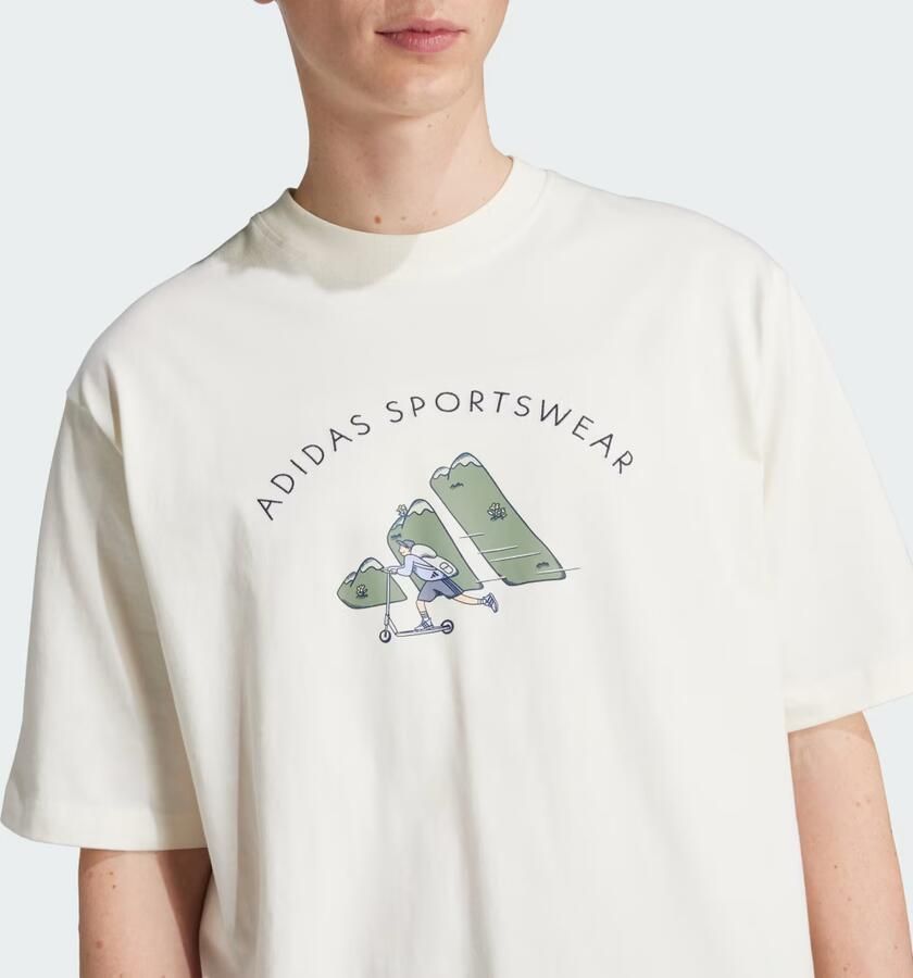Adidas Codes Doodle Scooter Graphic Tee - Foto 2