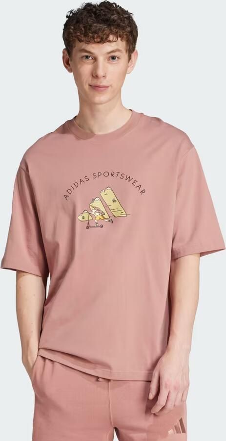 Adidas Codes Doodle Scooter Graphic Tee