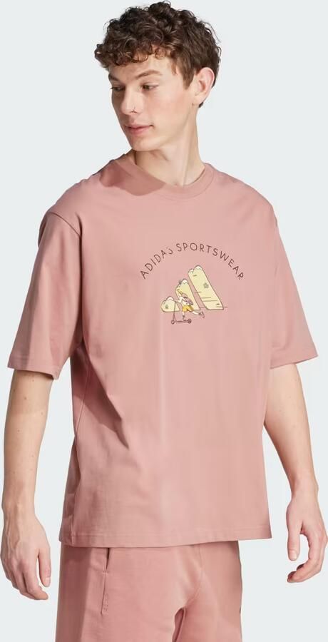 Adidas Codes Doodle Scooter Graphic Tee - Foto 5