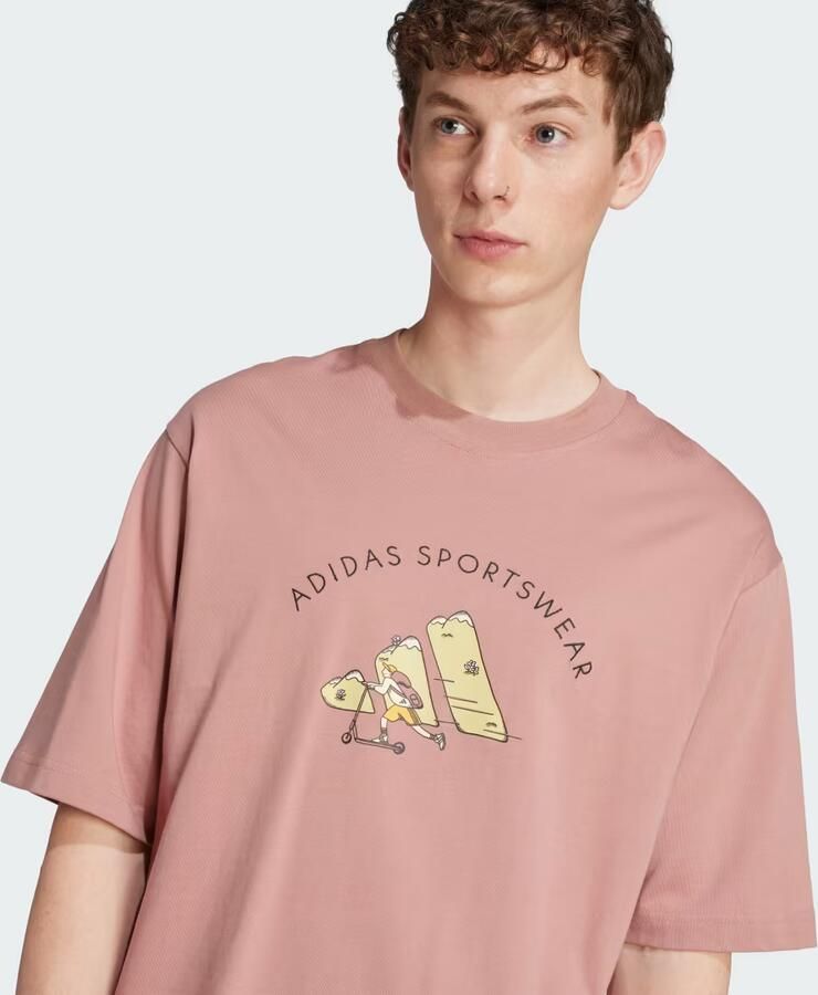 Adidas Codes Doodle Scooter Graphic Tee - Foto 3