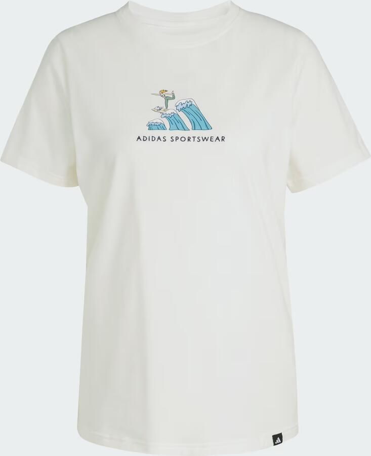 Adidas Codes Doodle Surf Graphic T-Shirt - Foto 4