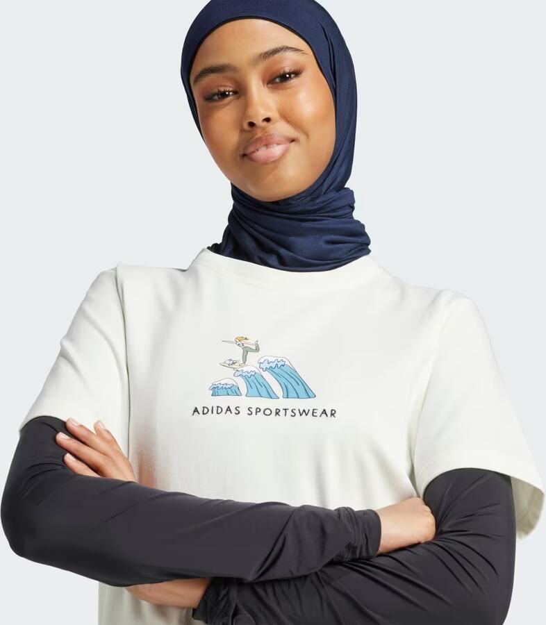Adidas Codes Doodle Surf Graphic T-Shirt - Foto 3