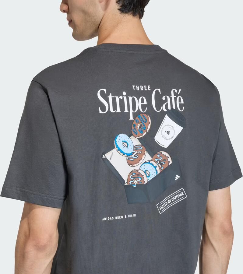 Adidas COFFEE CAFE DONUT BOX GRAPHIC T-SHIRT - Foto 3