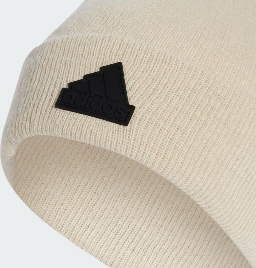 Adidas Cold.rdy Tech Cuff Wool Cap Beige Unisex - Foto 2