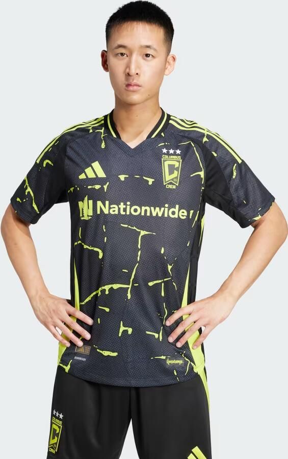 Adidas Columbus Crew 25 26 Authentiek Uitshirt Zwart- Heren Zwart - Foto 5