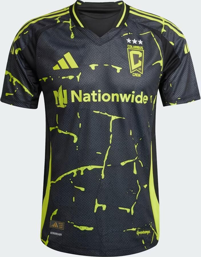 Adidas Columbus Crew 25 26 Authentiek Uitshirt Zwart- Heren Zwart