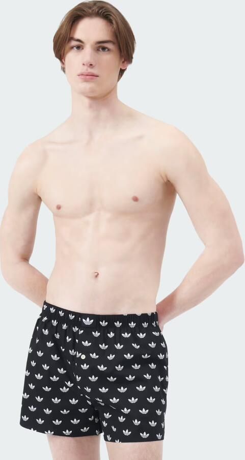 Adidas Originals Boxershort Comfort Cotton Woven Katoen wijd elastiek all-over print zacht ademend (Set van 2) - Foto 12