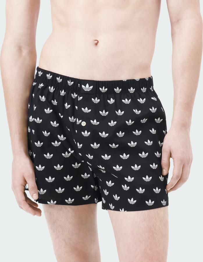 Adidas Originals Boxershort Comfort Cotton Woven Katoen wijd elastiek all-over print zacht ademend (Set van 2) - Foto 8