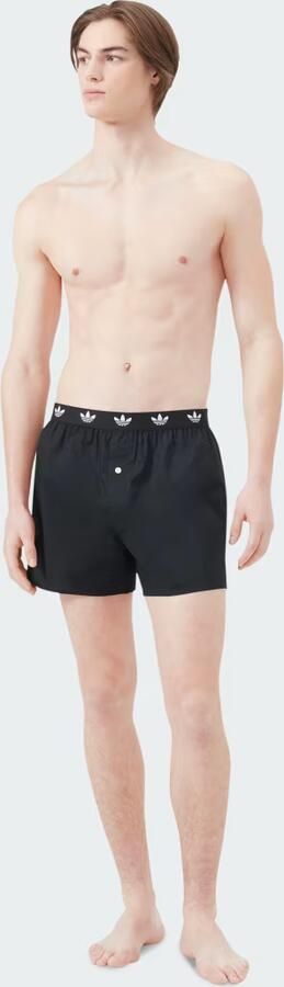 Adidas Originals Geweven boxershort Comfort Cotton Woven Katoen wijd elastische band gulp met knoop (Set van 2) - Foto 11