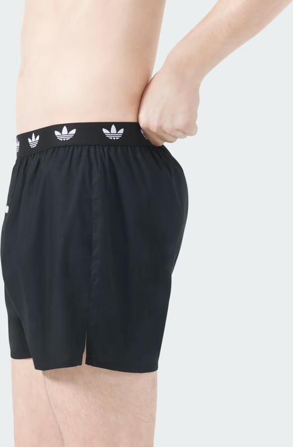 Adidas Originals Geweven boxershort Comfort Cotton Woven Katoen wijd elastische band gulp met knoop (Set van 2) - Foto 9