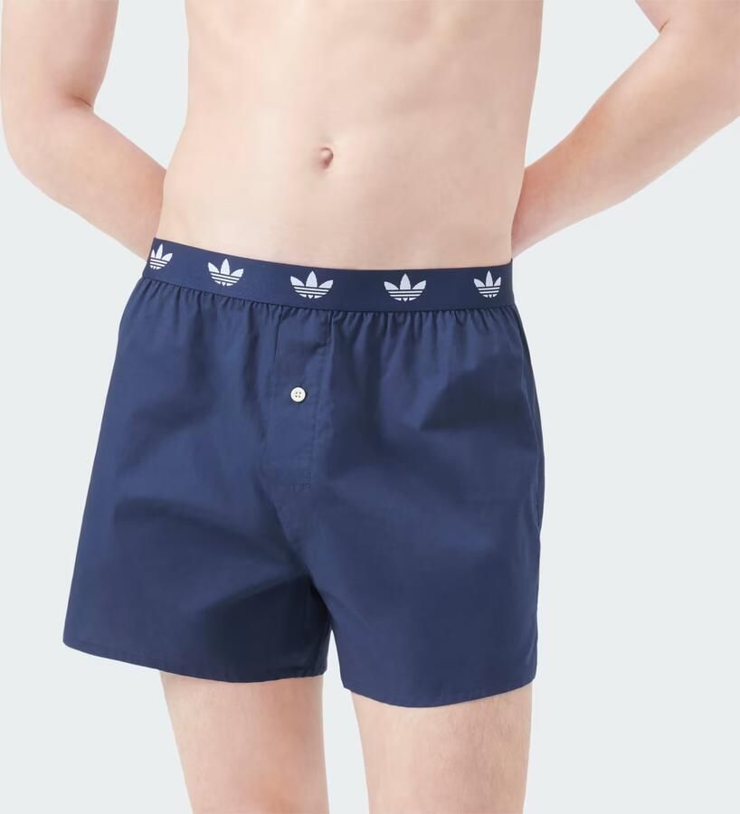 Adidas Comfort Core Cotton Icon Geweven Boxershort 2-Pack Ondergoed
