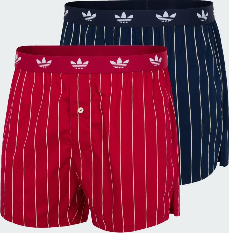 Adidas COMFORT CORE COTTON ICON WOVEN BOXERS 2 STUKS - Foto 2