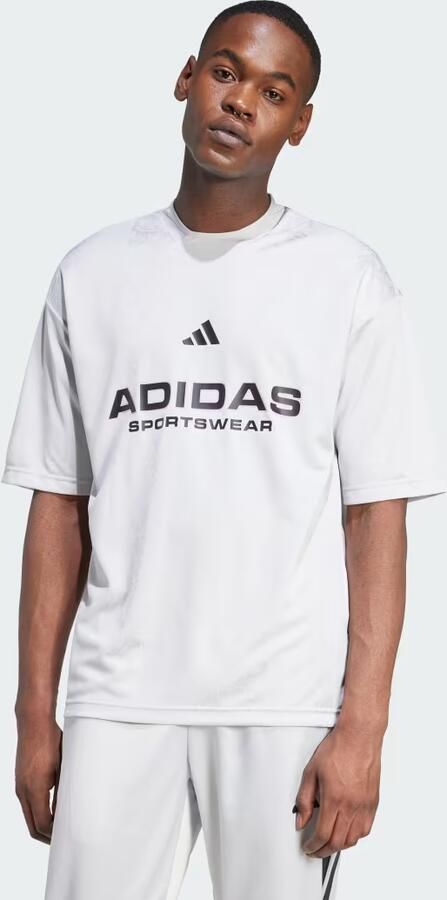 Adidas Sportswear T-shirt met logo en ronde hals