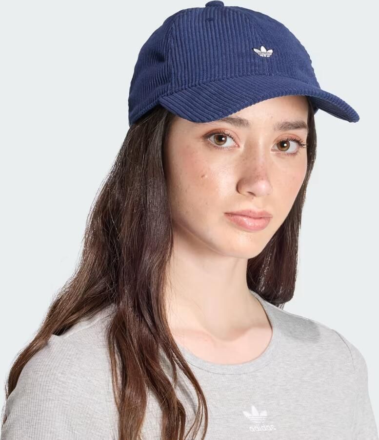 Adidas Originals Cord Baseball Cap Unisex Caps blauw Maat ONE SIZE Accessoires - Foto 4