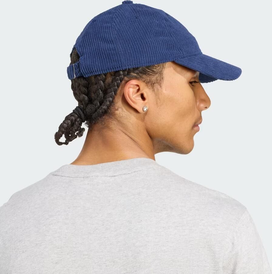 Adidas Originals Cord Baseball Cap Unisex Caps blauw Maat ONE SIZE Accessoires - Foto 2