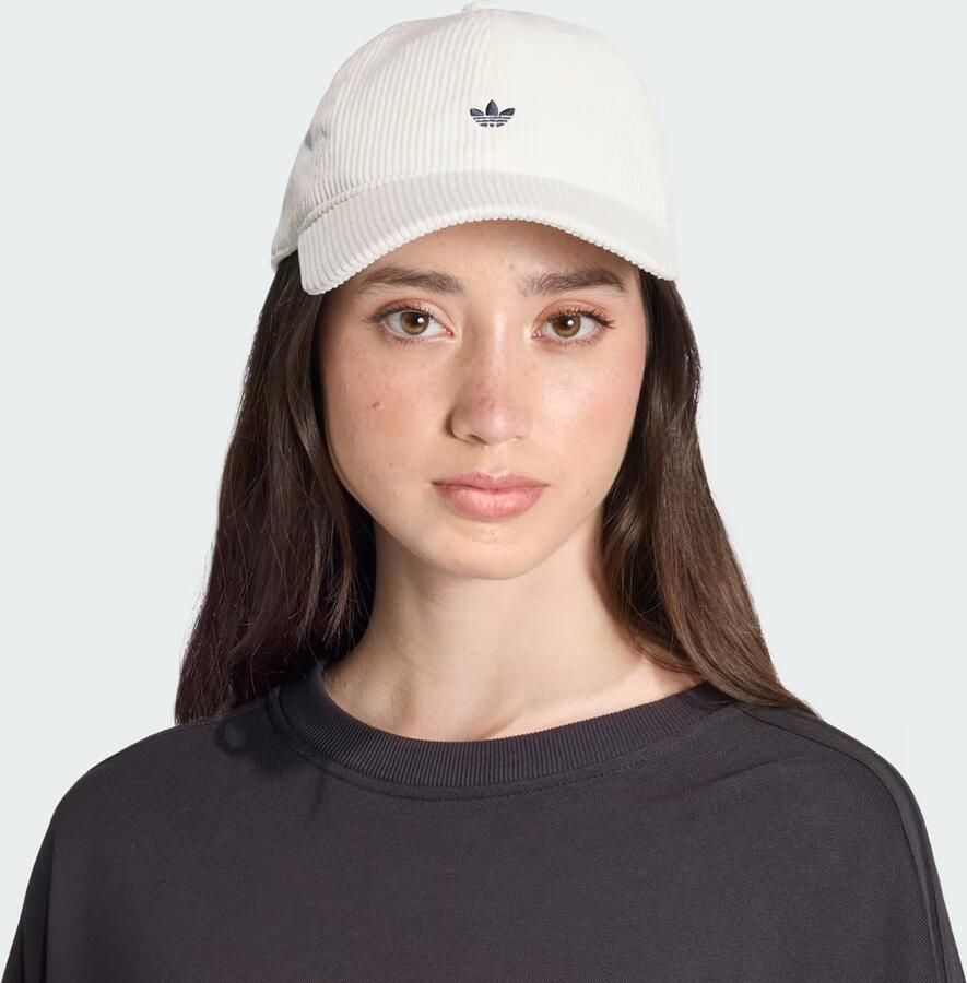 Adidas Originals Cord Baseball Cap Unisex Caps beige Maat ONE SIZE Accessoires - Foto 3