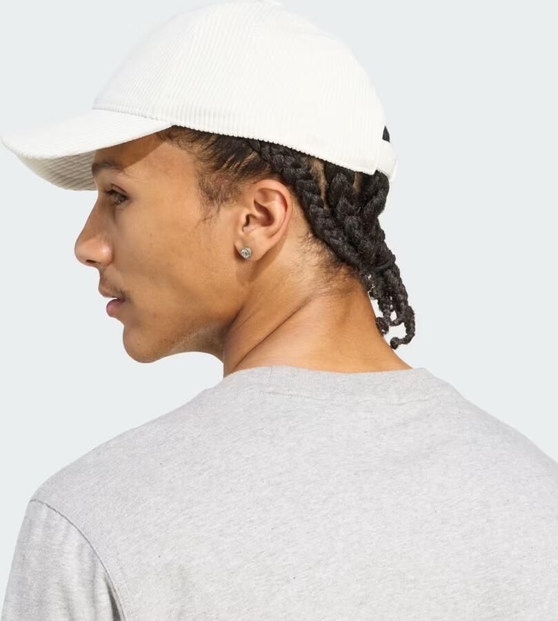 Adidas Originals Cord Baseball Cap Unisex Caps beige Maat ONE SIZE Accessoires - Foto 4
