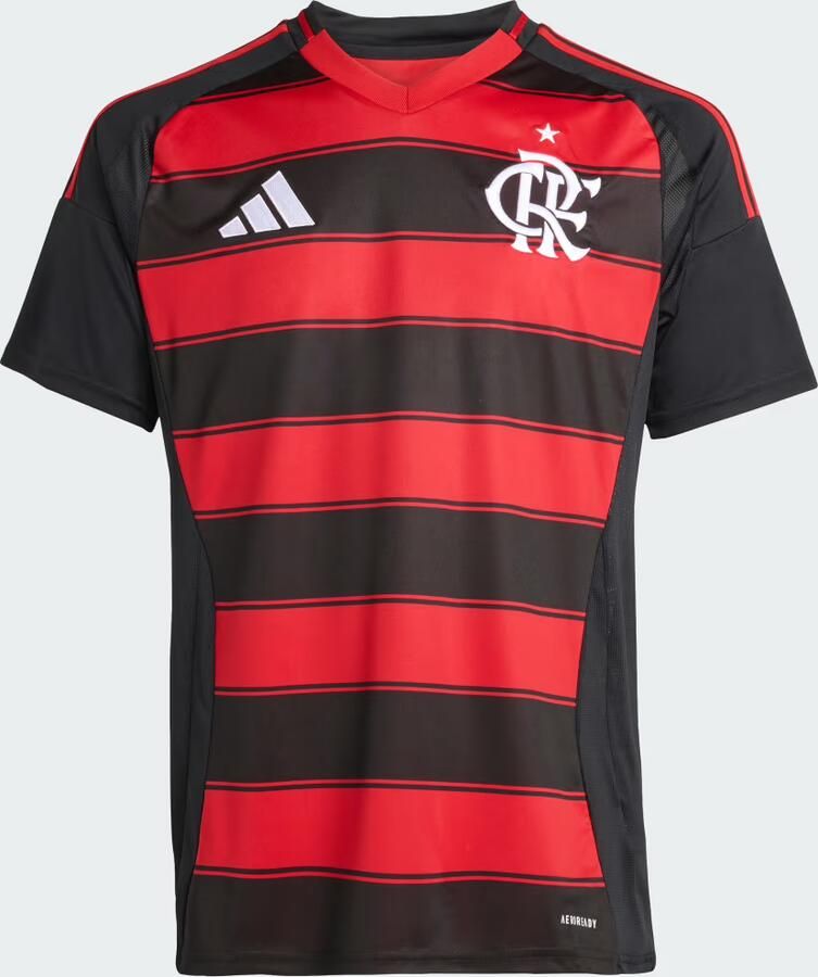 Adidas CR Flamengo 2025 Home Shirt Zwart- Heren Zwart