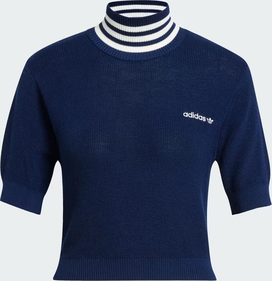 Adidas Originals T-shirt CROP TURTLENECK - Foto 2