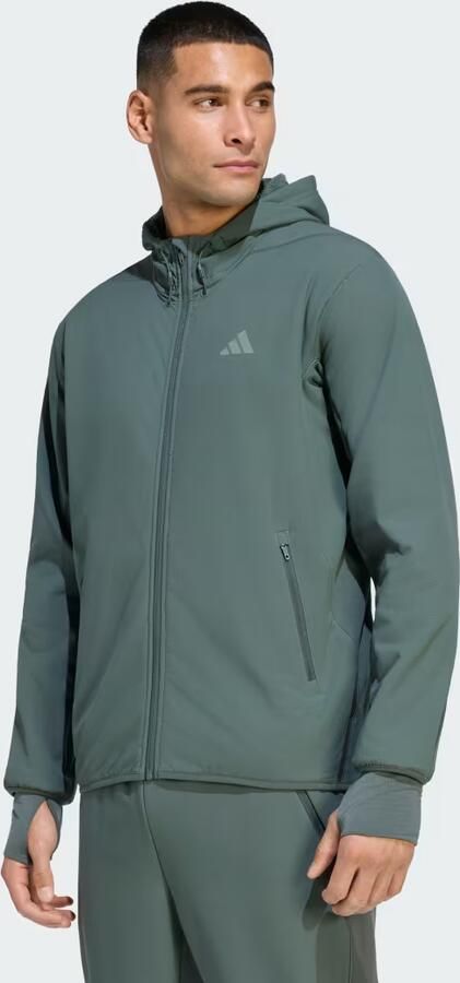 Adidas D4T Climawarm Jack met Lange Ritssluiting