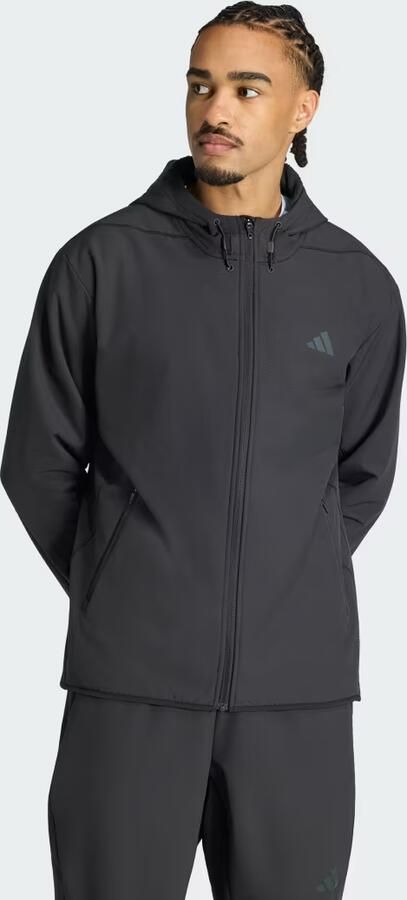 Adidas D4T Climawarm Jack met Lange Ritssluiting