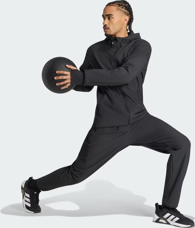 Adidas D4T Climawarm Jack met Lange Ritssluiting - Foto 3