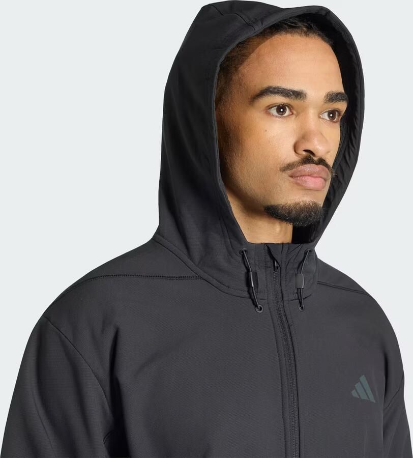 Adidas D4T Climawarm Jack met Lange Ritssluiting - Foto 2