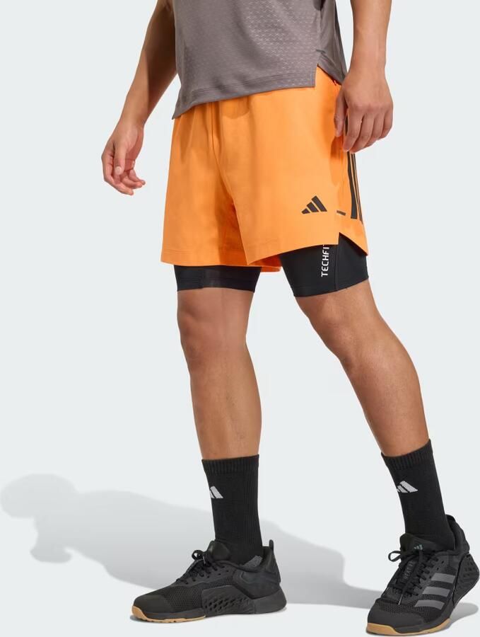 Adidas Training Regular fit korte broek met logoprint model 'Power'
