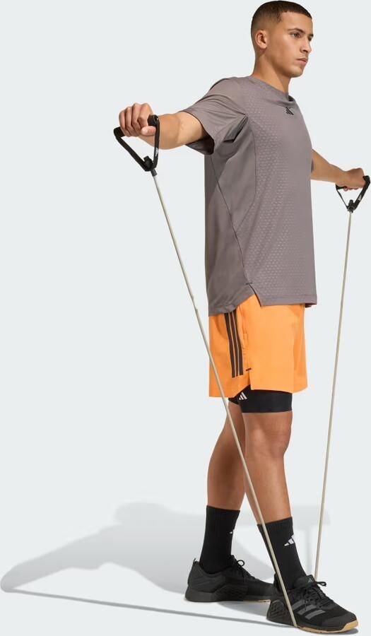 Adidas Training Regular fit korte broek met logoprint model 'Power' - Foto 6