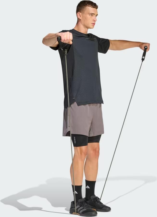 Adidas Training Regular fit sport-short met elastische band - Foto 5