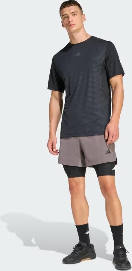 Adidas Training Regular fit sport-short met elastische band - Foto 7