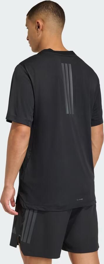 Adidas T-shirt Korte Mouw T-shirt D4t Power 3 Stripes 100% polyester recyclé - Foto 6