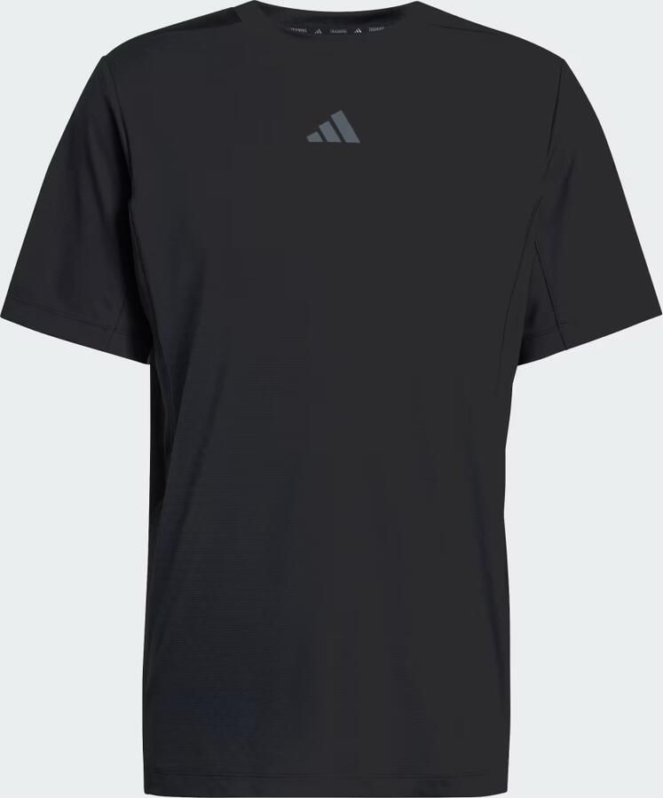 Adidas T-shirt Korte Mouw T-shirt D4t Power 3 Stripes 100% polyester recyclé - Foto 3