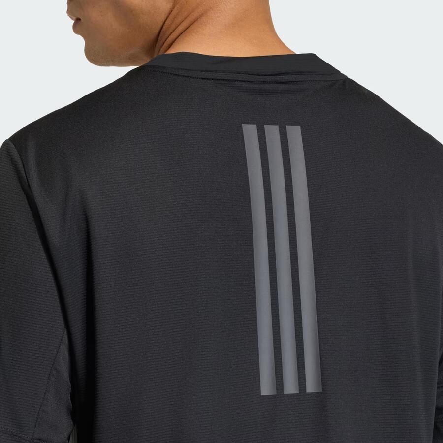 Adidas T-shirt Korte Mouw T-shirt D4t Power 3 Stripes 100% polyester recyclé - Foto 2