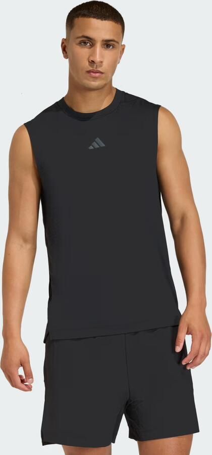 Adidas Training Regular fit Sport Tank Top met Labelprint - Foto 4