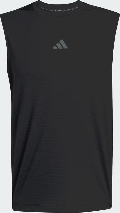 Adidas Training Regular fit Sport Tank Top met Labelprint - Foto 3