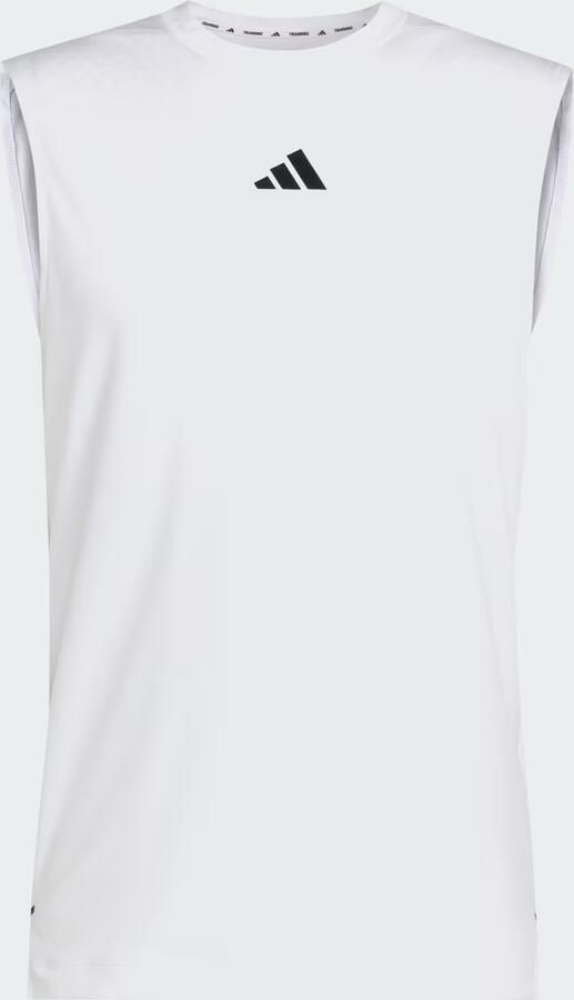 Adidas Training regular fit tank top met logoprint - Foto 7