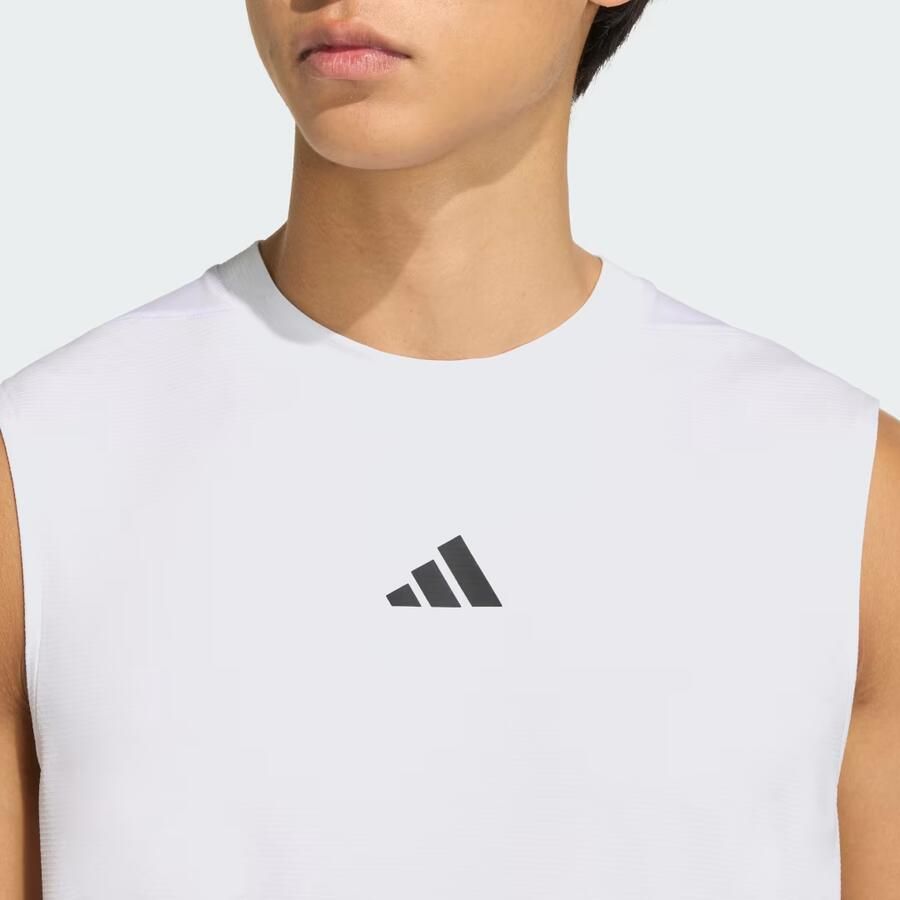 Adidas Training regular fit tank top met logoprint - Foto 3