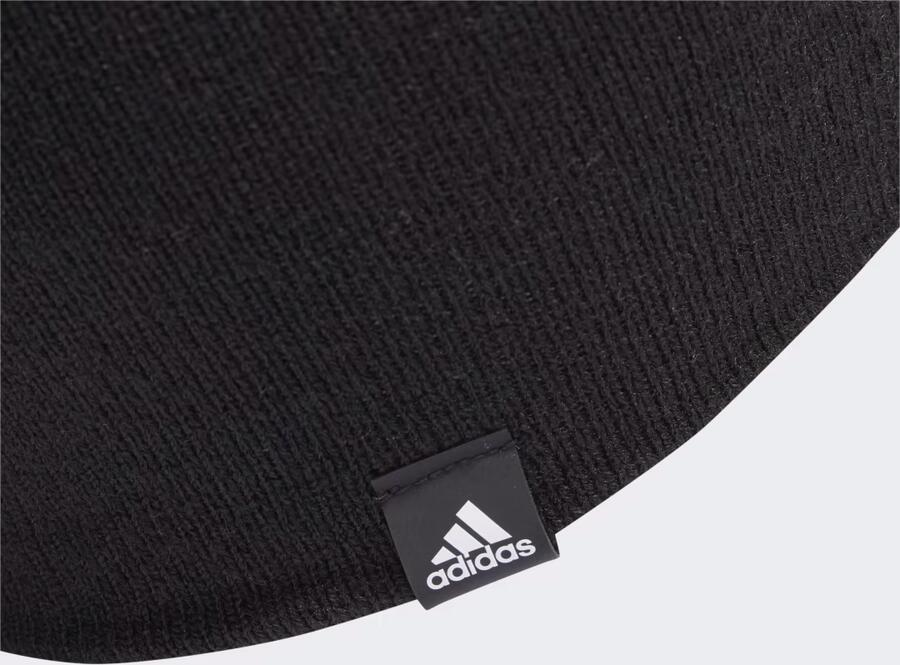 Adidas Casual wintermuts met groot grafisch ontwerp Black Unisex