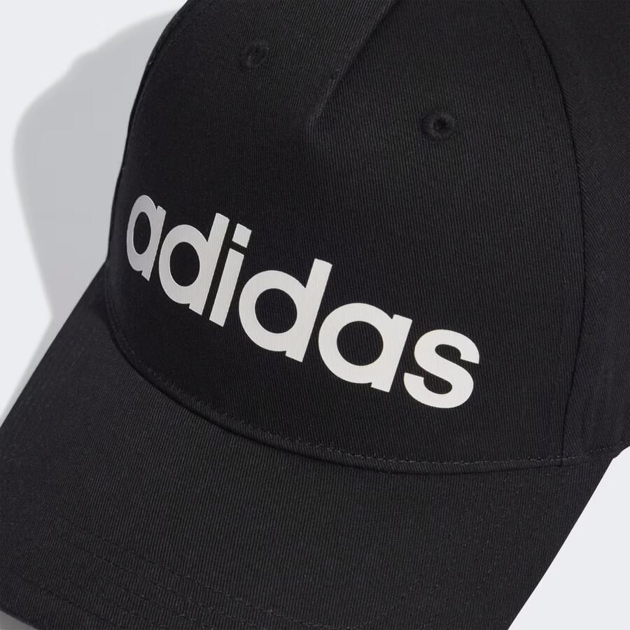 Adidas Sportswear pet zwart wit Katoen Logo S