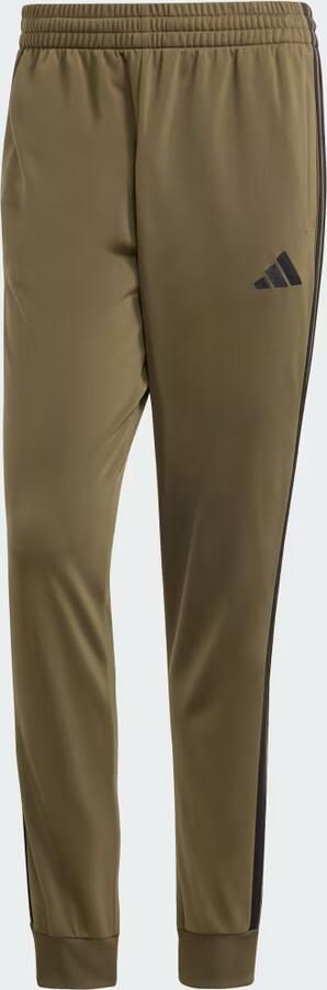 Adidas Sportswear Basic 3-Stripes Tricot Trainingspak Groen- Heren Groen - Foto 6