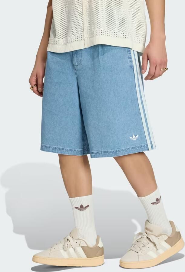 Adidas Originals loose fit bermuda van katoenmix