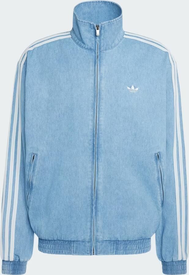 Adidas Originals loose fit trainingsjack van katoenmix model 'FIREBIRD' - Foto 4