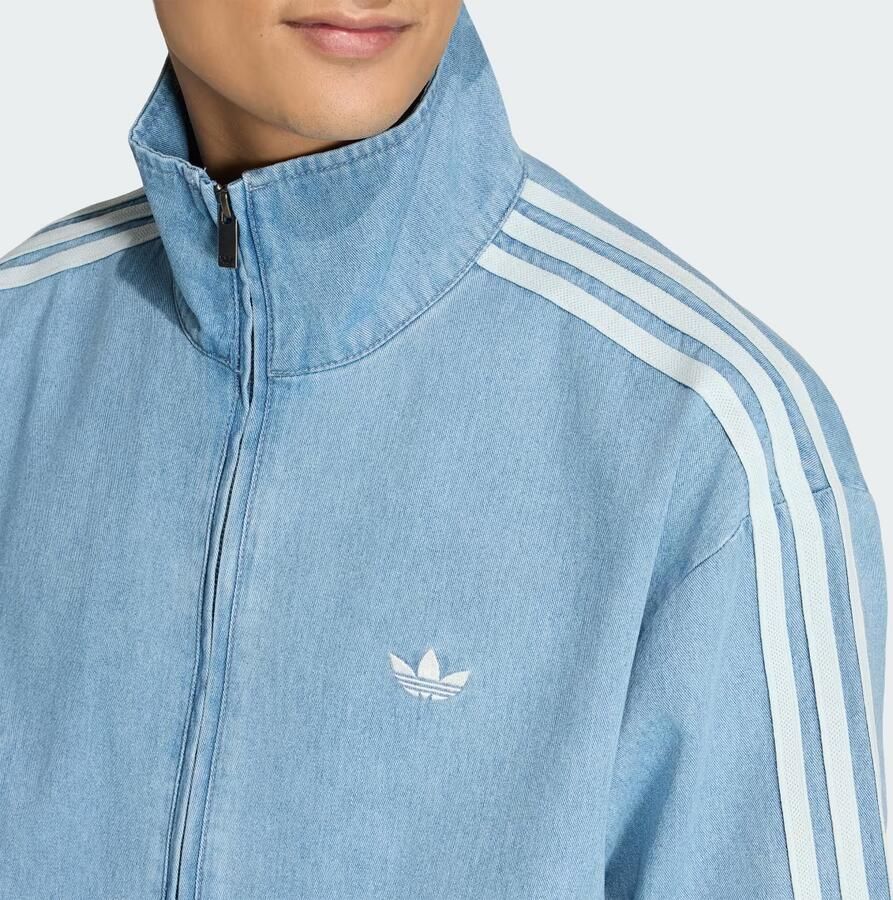 Adidas Originals loose fit trainingsjack van katoenmix model 'FIREBIRD' - Foto 2