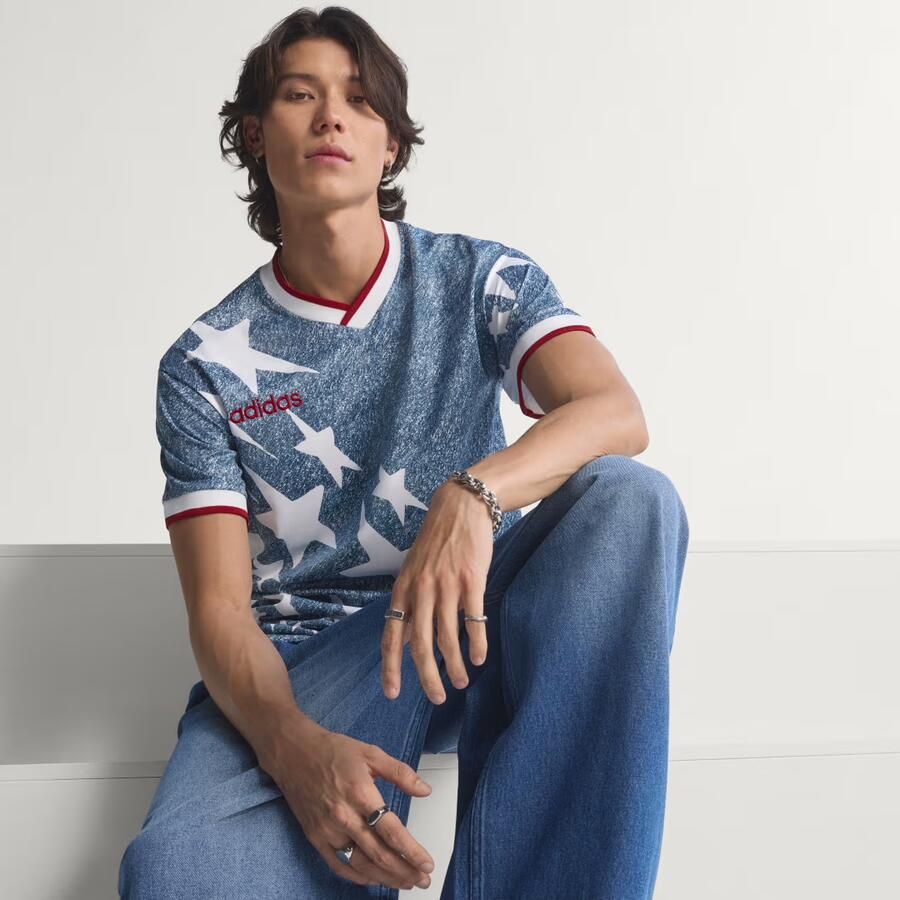 Adidas Denim Graphic Voetbalshirt