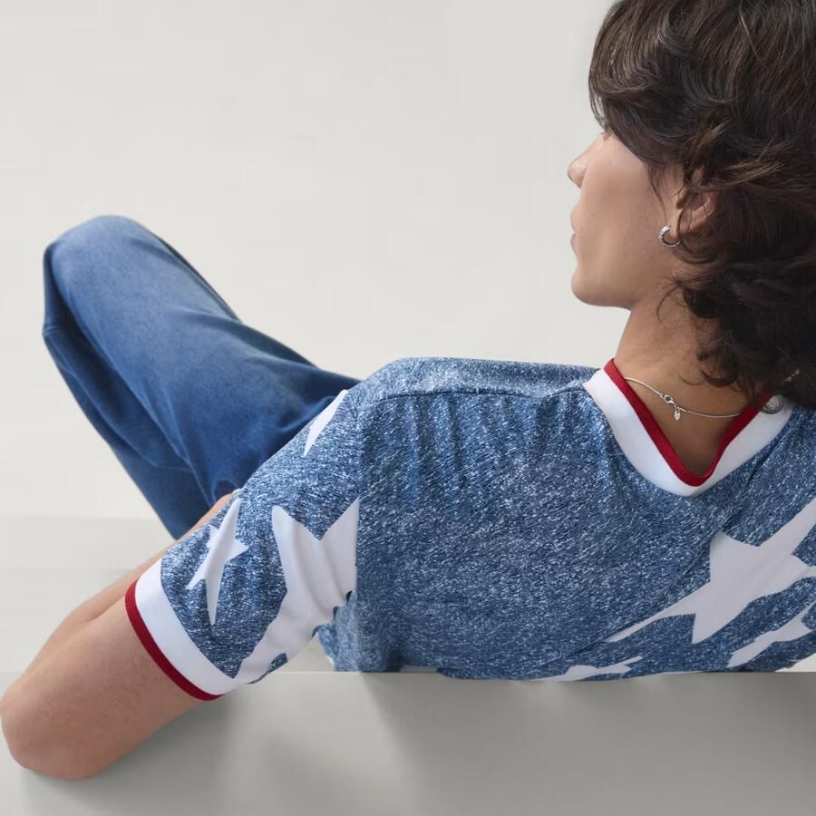 Adidas Denim Graphic Voetbalshirt - Foto 4