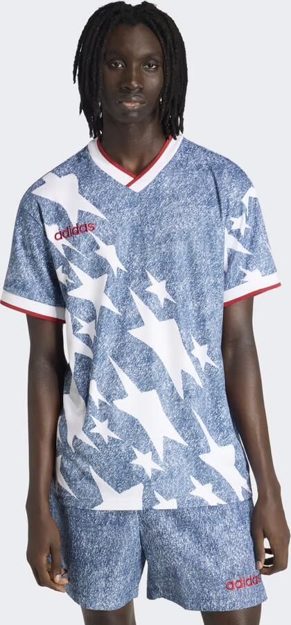Adidas Denim Graphic Voetbalshirt - Foto 1