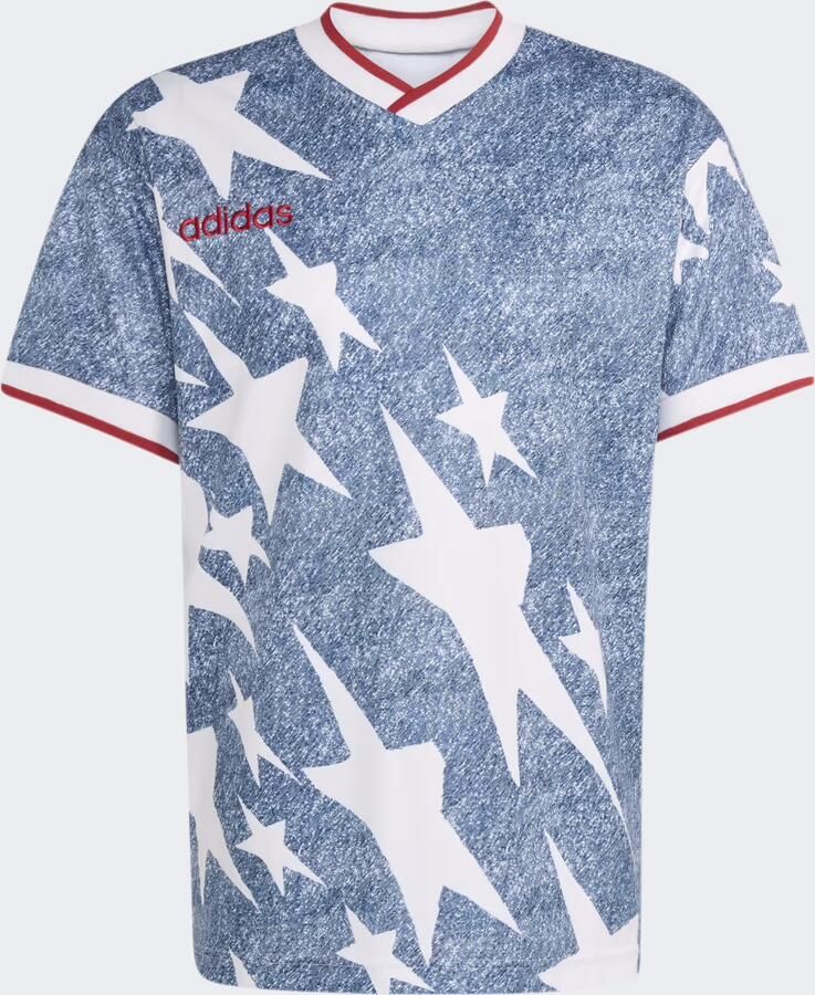Adidas Denim Graphic Voetbalshirt - Foto 3