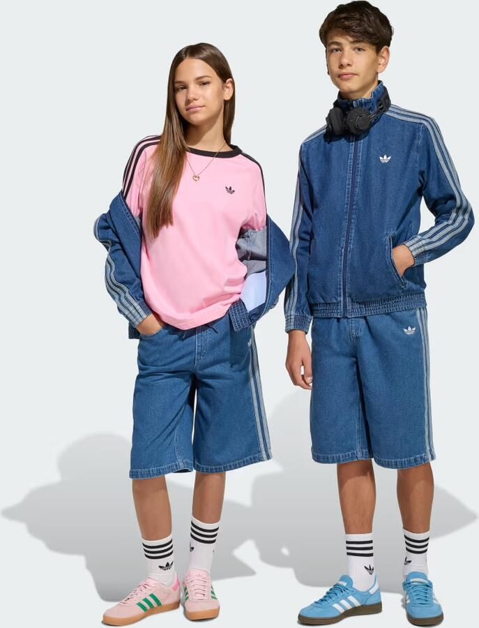 Adidas Originals Denim Jorts Junior Blauw